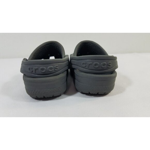Crocs Toddlers Classic Clogs Gray Size 5 Kids GUC - Picture 7 of 8